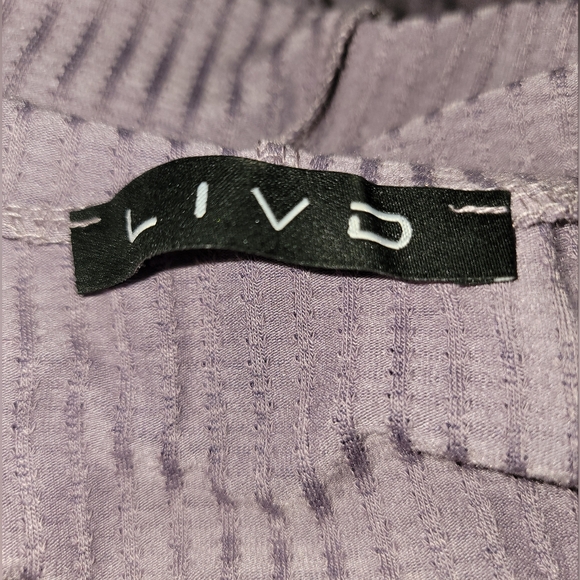 NEW NWOT LIVD Carmen Purple Ashe Top & Midi Skirt Set Size 3XL - Picture 7 of 8